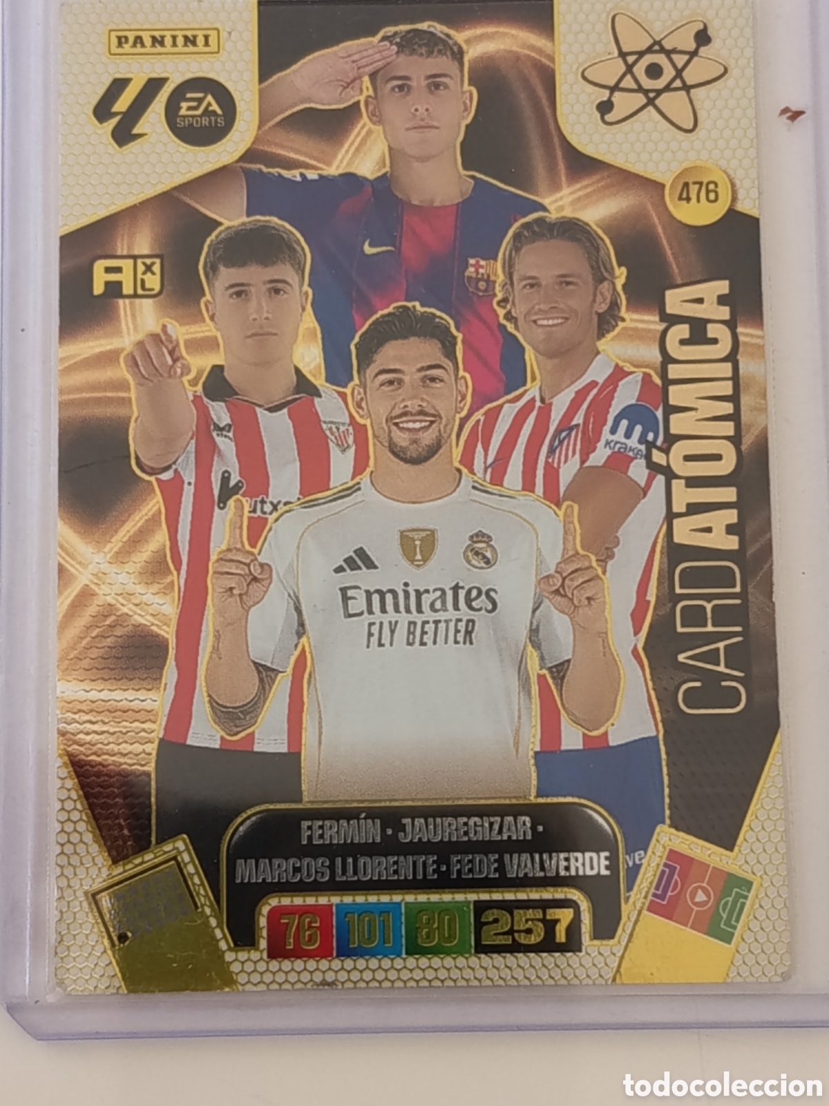 Cromos de f&uacute;tbol: Card At&oacute;mica Adrenalyn 2025-2026