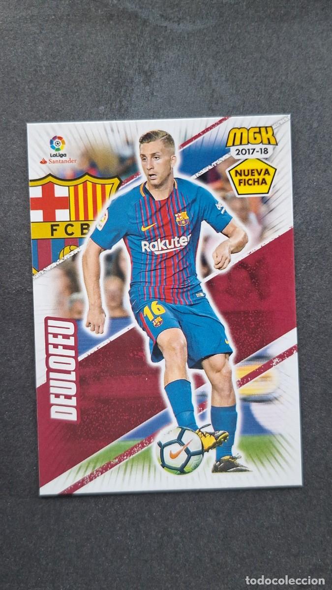 Cromos de f&uacute;tbol: L1 DEULOFEU F. C. BARCELONA 98 BIS NUEVA FICHA PANINI MEGACRACKS 2017 2018 17 18