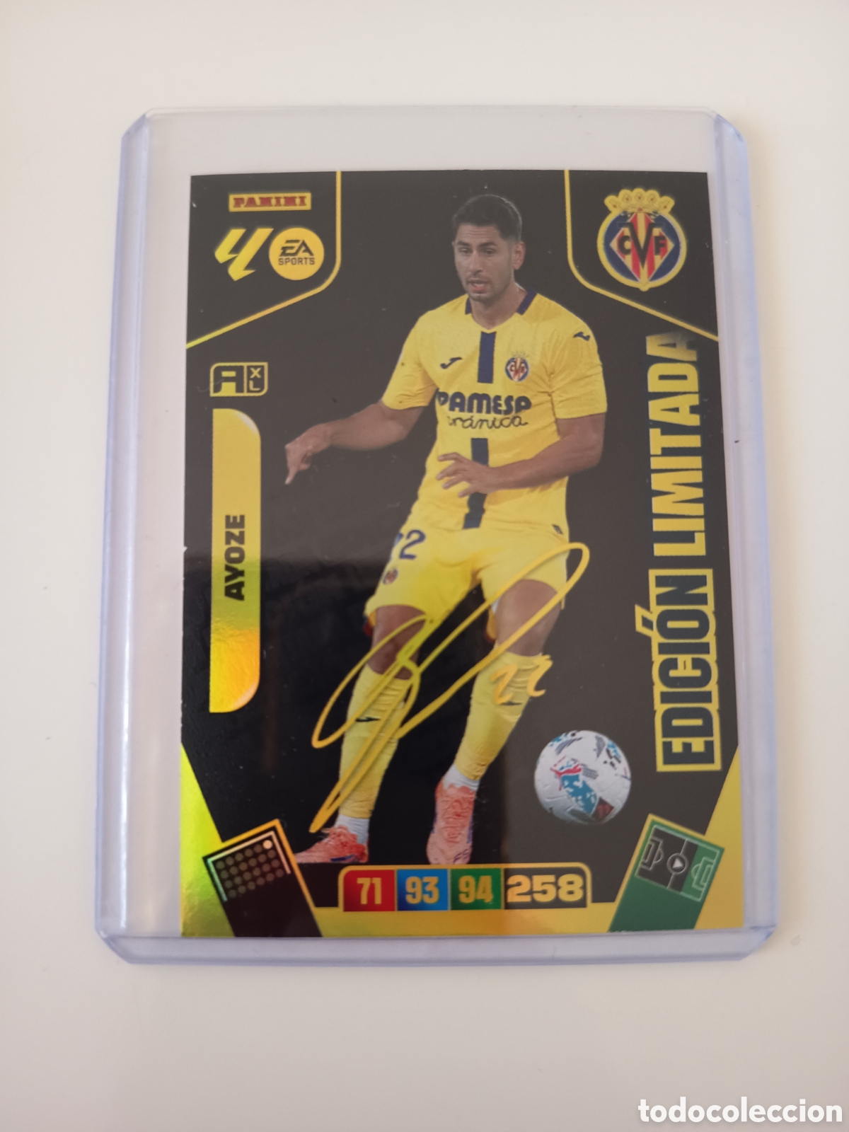 Cromos de f&uacute;tbol: Ayoze edici&oacute;n limitada firma adrenalyn 2025-2026