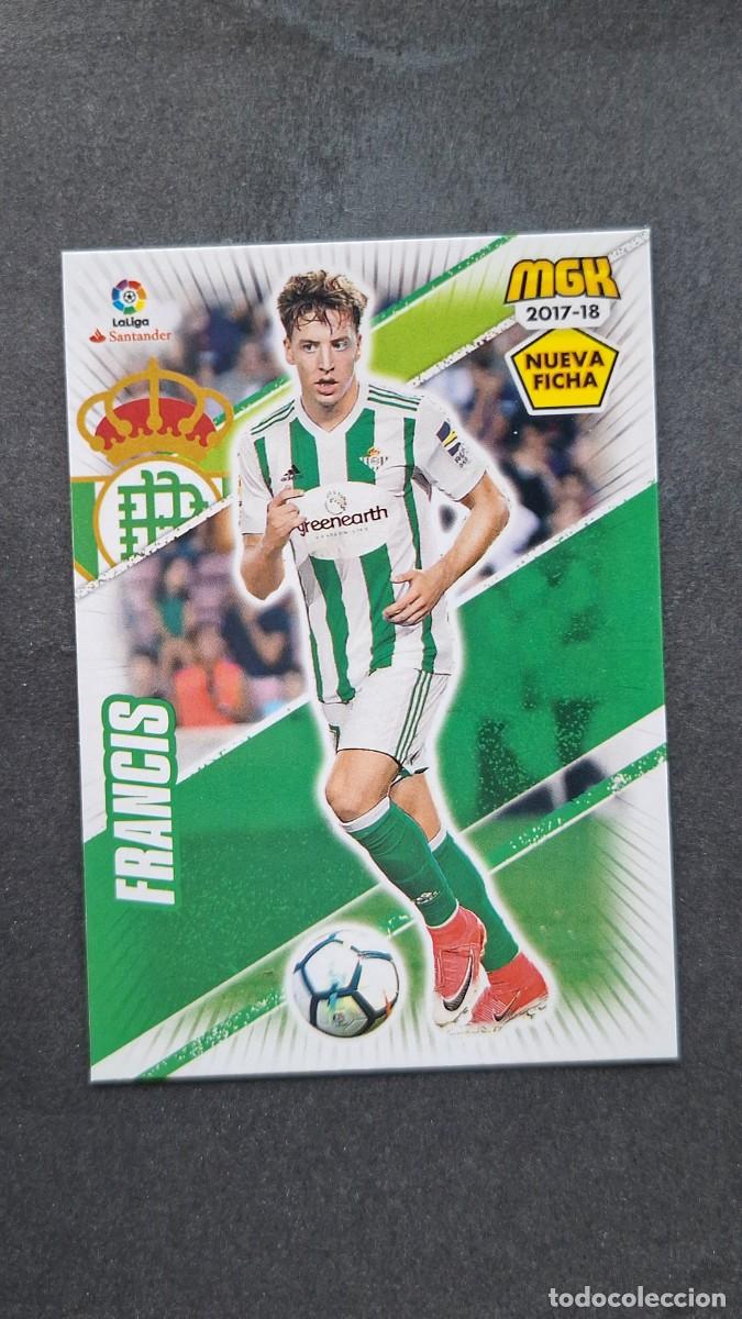 Cromos de f&uacute;tbol: L1 FRANCIS REAL BETIS BALOMPIE 122 BIS NUEVA FICHA PANINI MEGACRACKS 2017 2018 17 18