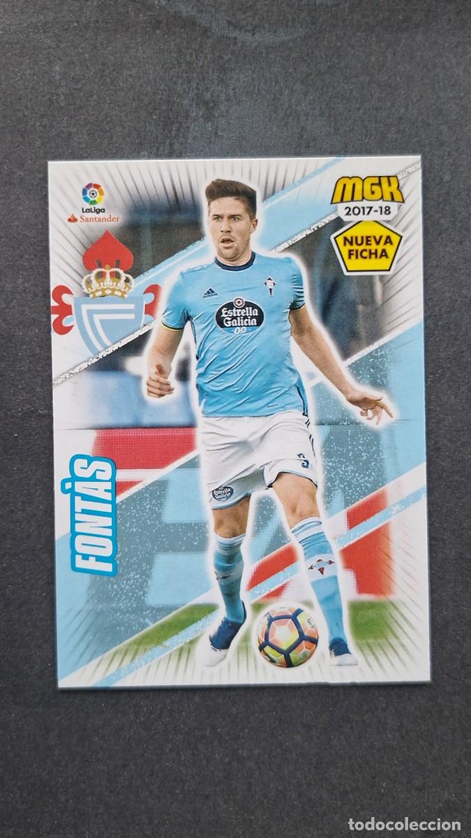 Cromos de f&uacute;tbol: L1 FONTAS CELTA DE VIGO 145 BIS NUEVA FICHA PANINI MEGACRACKS 2017 2018 17 18