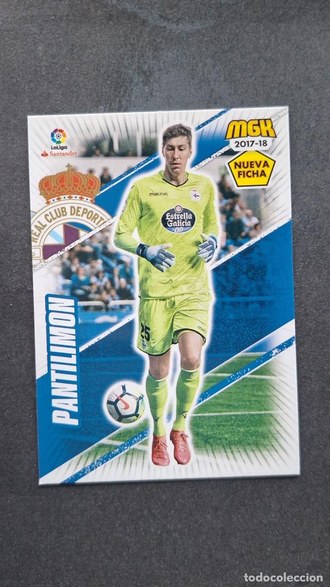Cromos de f&uacute;tbol: L1 PANTILIMON DEPORTIVO DE LA CORU&Ntilde;A 164 BIS NUEVA FICHA PANINI MEGACRACKS 2017 2018 17 18