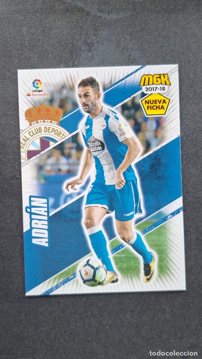 Cromos de f&uacute;tbol: L1 ADRIAN DEPORTIVO DE LA CORU&Ntilde;A 176 BIS NUEVA FICHA PANINI MEGACRACKS 2017 2018 17 18