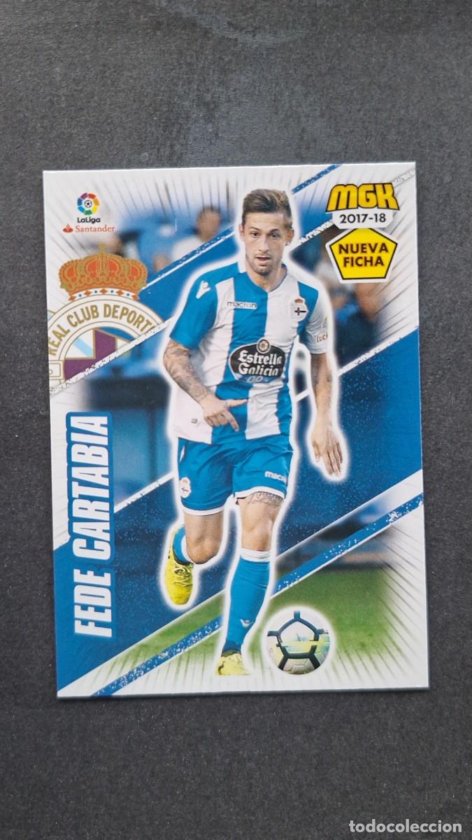Cromos de f&uacute;tbol: L1 FEDE CARTABIA DEPORTIVO DE LA CORU&Ntilde;A 178 BIS NUEVA FICHA PANINI MEGACRACKS 2017 2018 17 18