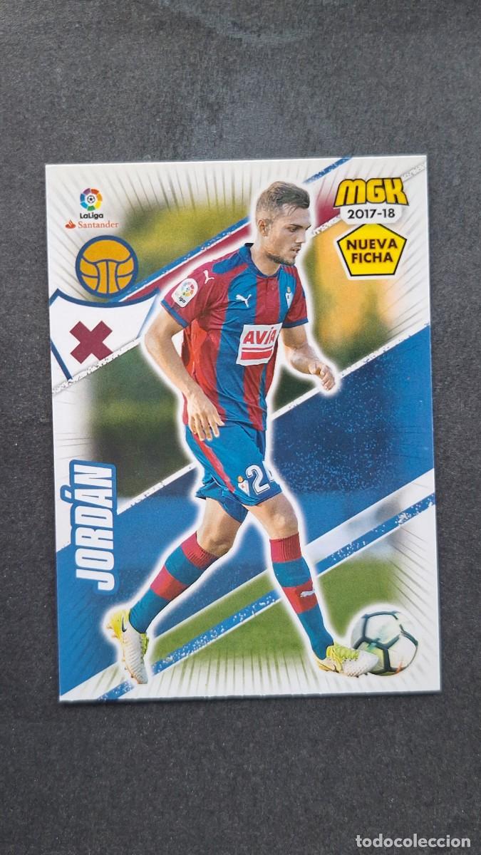 Cromos de f&uacute;tbol: L1 JORDAN S. D. EIBAR 201 BIS NUEVA FICHA PANINI MEGACRACKS 2017 2018 17 18