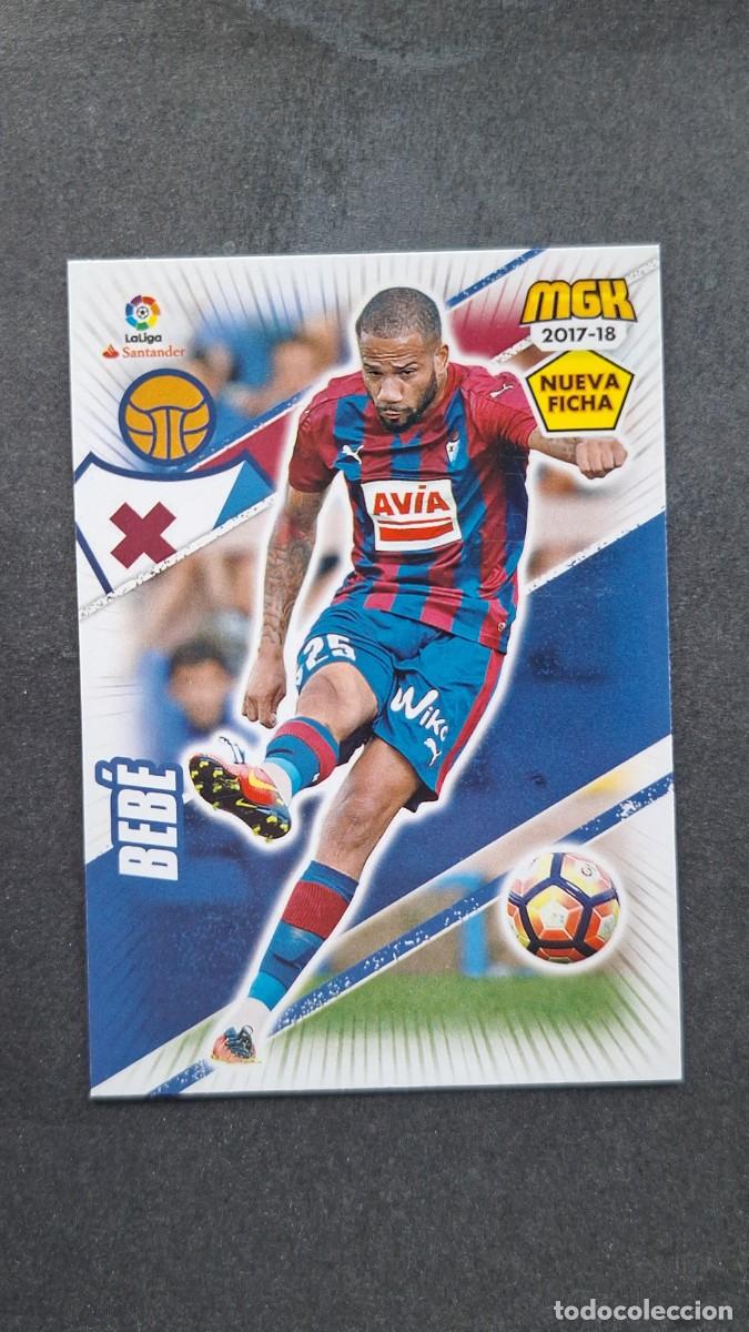 Cromos de f&uacute;tbol: L1 BEBE S. D. EIBAR 203 BIS NUEVA FICHA PANINI MEGACRACKS 2017 2018 17 18