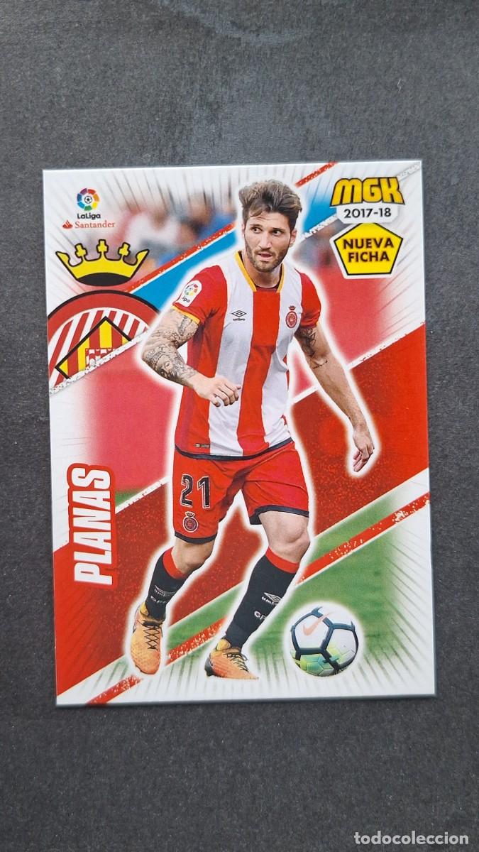 Cromos de f&uacute;tbol: L1 PLANAS GIRONA F. C. 275 BIS NUEVA FICHA PANINI MEGACRACKS 2017 2018 17 18