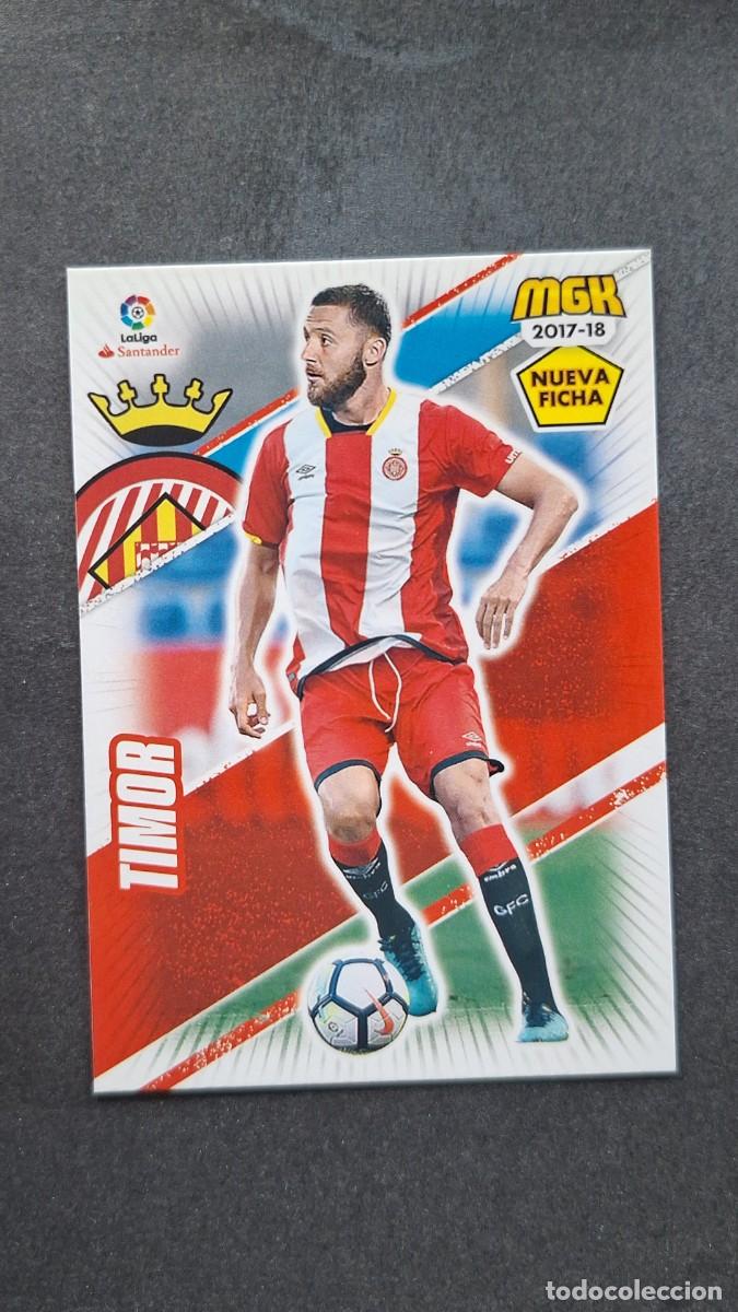 Cromos de f&uacute;tbol: L1 TIMOR GIRONA F. C. 282 BIS NUEVA FICHA PANINI MEGACRACKS 2017 2018 17 18