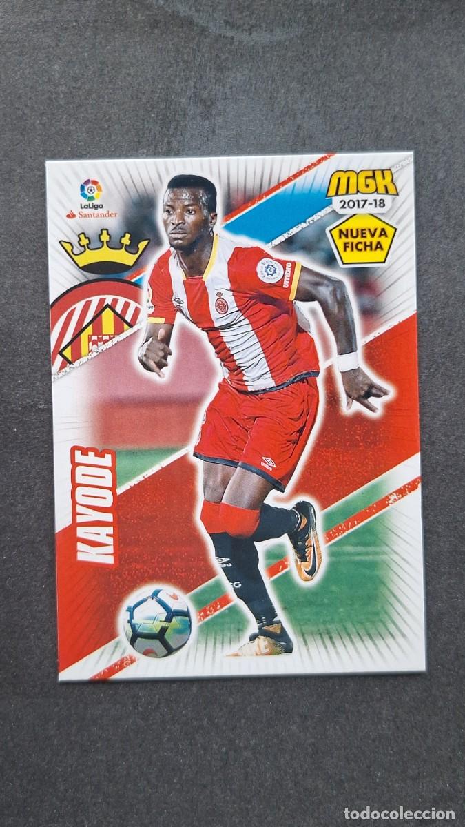 Cromos de f&uacute;tbol: L1 KAYODE GIRONA F. C. 287 BIS NUEVA FICHA PANINI MEGACRACKS 2017 2018 17 18