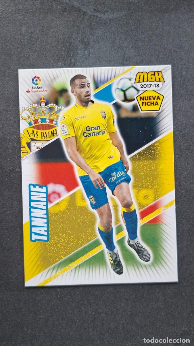 Cromos de f&uacute;tbol: L1 TANNANE U. D. LAS PALMAS 309 BIS NUEVA FICHA PANINI MEGACRACKS 2017 2018 17 18