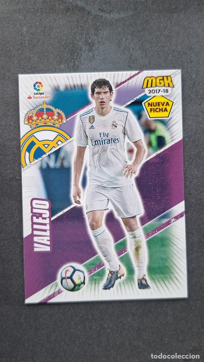 Cromos de f&uacute;tbol: L1 VALLEJO REAL MADRID 385 BIS NUEVA FICHA PANINI MEGACRACKS 2017 2018 17 18