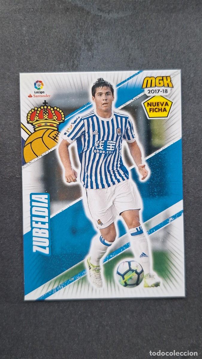Cromos de f&uacute;tbol: L1 ZUBELDIA REAL SOCIEDAD 441 BIS NUEVA FICHA PANINI MEGACRACKS 2017 2018 17 18
