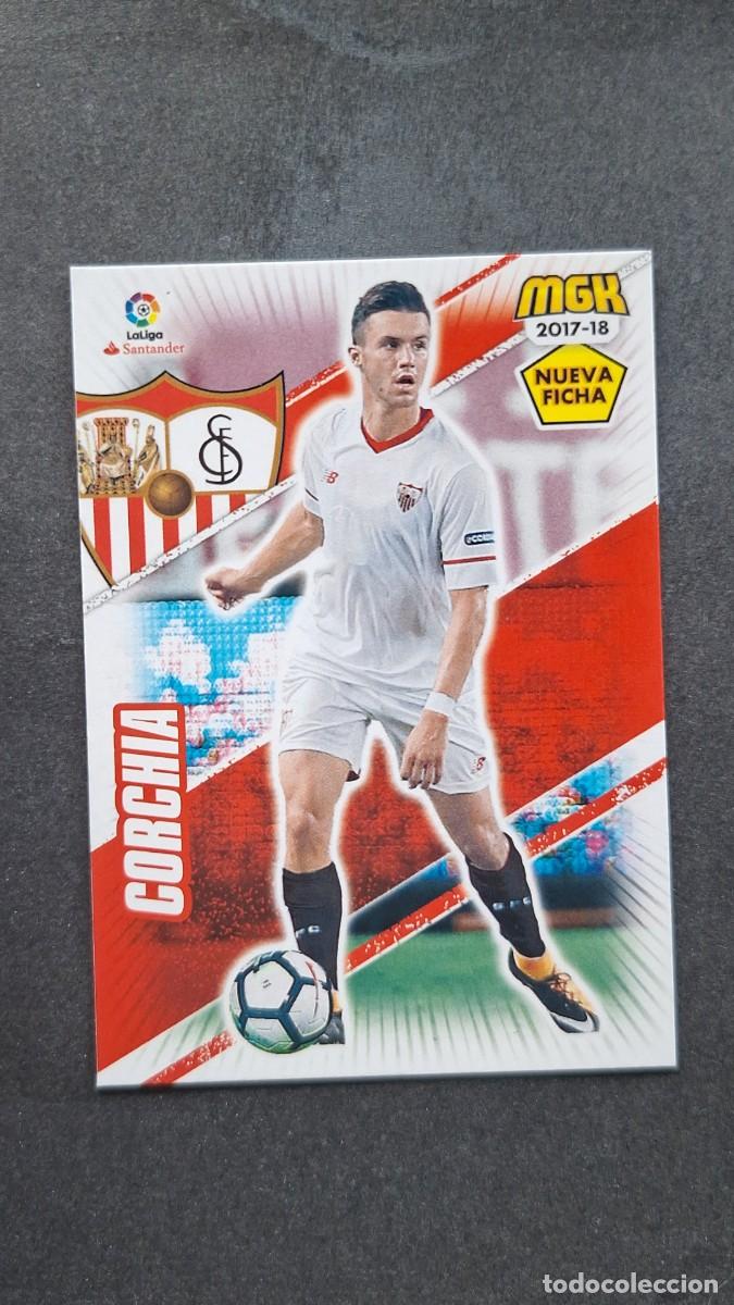 Cromos de f&uacute;tbol: L1 CORCHIA SEVILLA F. C. 463 BIS NUEVA FICHA PANINI MEGACRACKS 2017 2018 17 18
