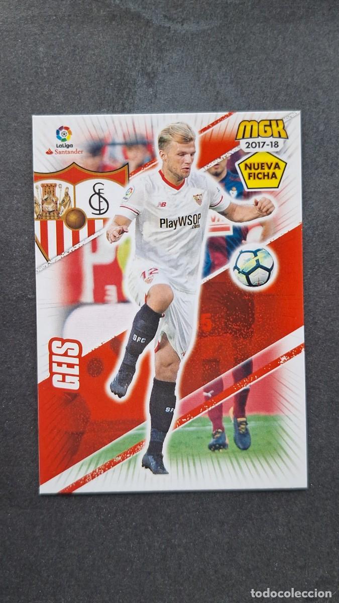 Cromos de f&uacute;tbol: L1 GEIS SEVILLA F. C. 472 BIS NUEVA FICHA PANINI MEGACRACKS 2017 2018 17 18