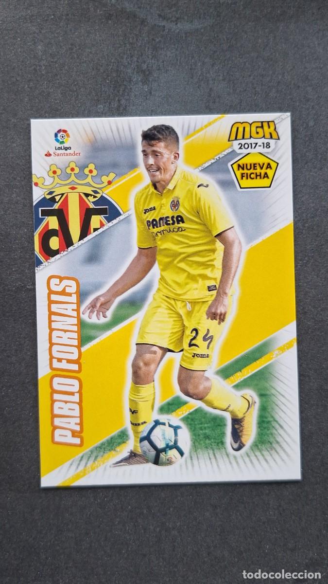Cromos de f&uacute;tbol: L1 PABLO FORNALS VILLARREAL C. F. 526 BIS NUEVA FICHA PANINI MEGACRACKS 2017 2018 17 18