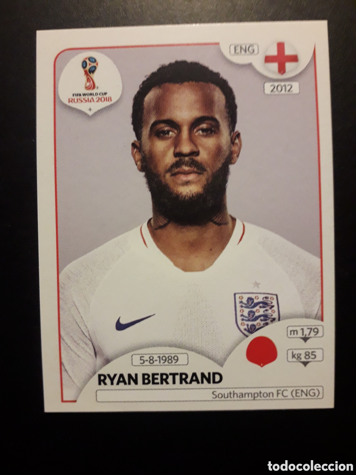 Cromos de f&uacute;tbol: RYAN BERTRAND INGLATERRA MUNDIAL F&Uacute;TBOL RUSIA RUSSIA 2018 N&deg; 579 PANINI SIN PEGAR, PEDIDO M&Iacute;NIMO 3&euro;.