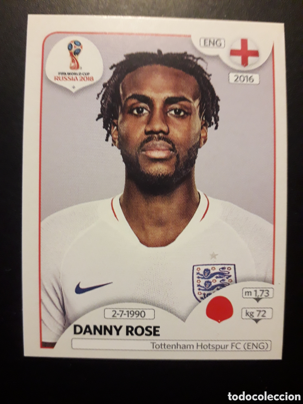 Cromos de f&uacute;tbol: DANNY ROSE INGLATERRA MUNDIAL F&Uacute;TBOL RUSIA RUSSIA 2018 N&deg; 580 PANINI SIN PEGAR PEDIDO M&Iacute;NIMO 3&euro;