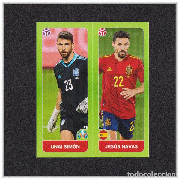 Cromos de f&uacute;tbol: PEARL EDITION UEFA EURO 2020 EUROCOPA PANINI UNAI SIMON JESUS NAVAS 534 ESPA&Ntilde;A EDICI&Oacute;N PERLA ALBUM