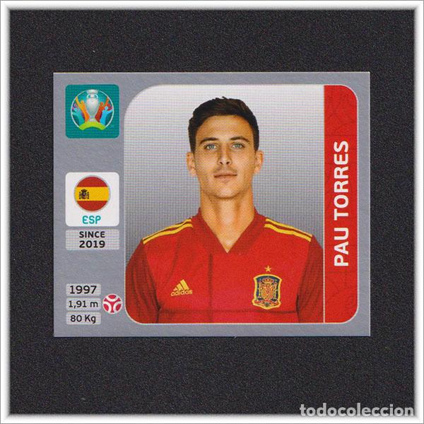 Cromos de f&uacute;tbol: PEARL EDITION UEFA EURO 2020 EUROCOPA PANINI PAU TORRES 520 ESPA&Ntilde;A SPAIN EDICI&Oacute;N SUIZA PERLA ALBUM
