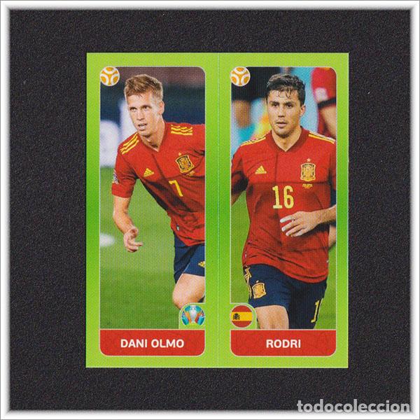 Cromos de f&uacute;tbol: PEARL EDITION UEFA EURO 2020 EUROCOPA PANINI DANI OLMO RODRI 536 ESPA&Ntilde;A SPAIN EDICI&Oacute;N PERLA ALBUM