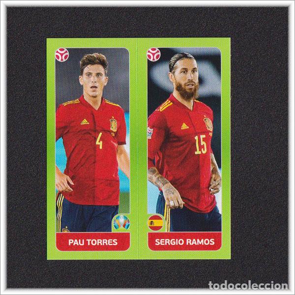 Cromos de f&uacute;tbol: PEARL EDITION UEFA EURO 2020 EUROCOPA PANINI PAU TORRES SERGIO RAMOS 535 ESPA&Ntilde;A EDICI&Oacute;N PERLA ALBUM