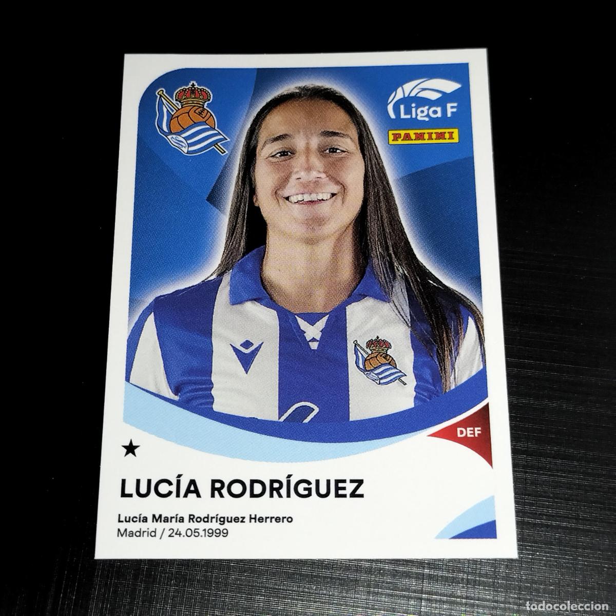 Cromos de f&uacute;tbol: 267 LUCIA RODRIGUEZ REAL SOCIEDAD CROMOS LIGA F FEMENINA PANINI 2024 2025 24 25