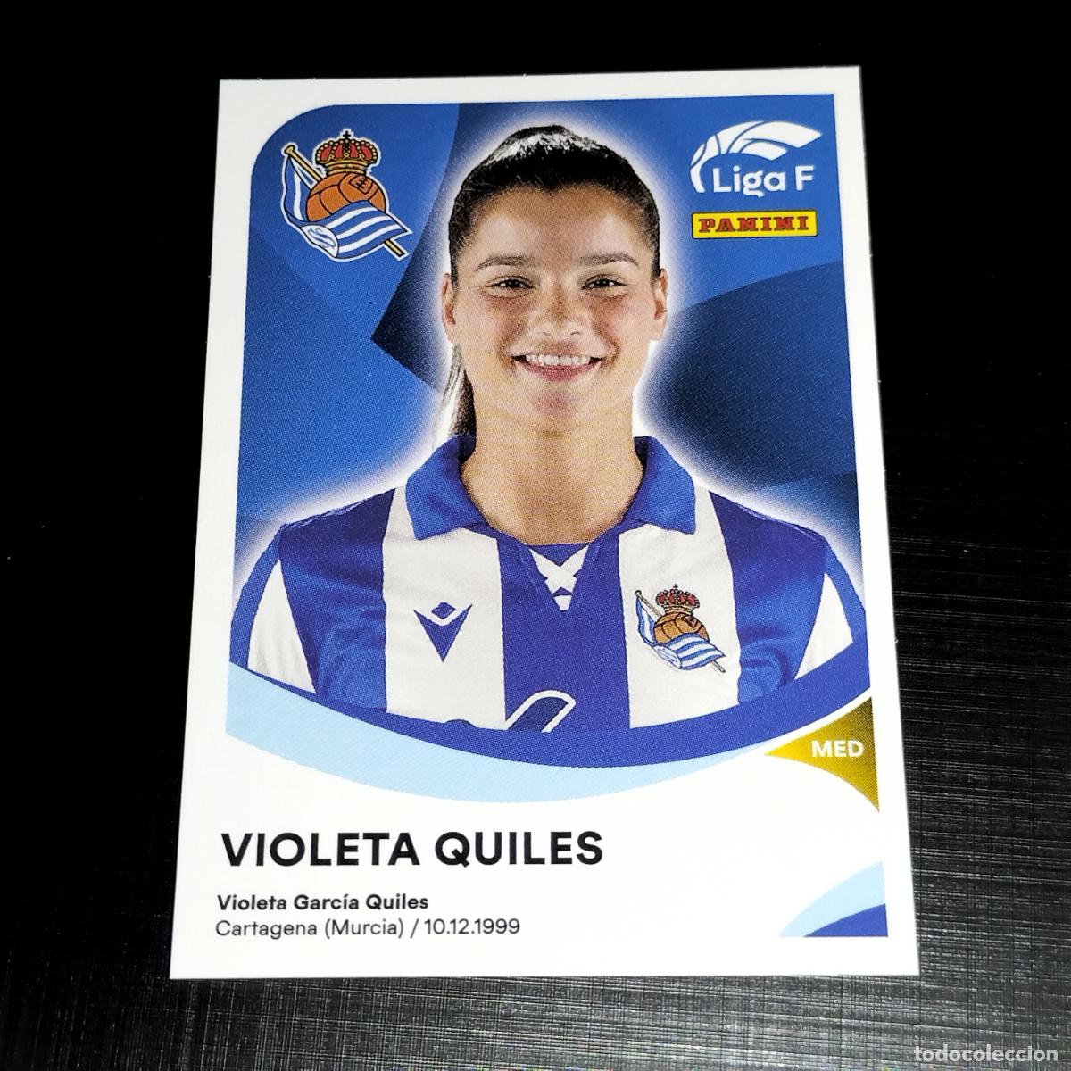 Cromos de f&uacute;tbol: 271 VIOLETA QUILES REAL SOCIEDAD CROMOS LIGA F FEMENINA PANINI 2024 2025 24 25
