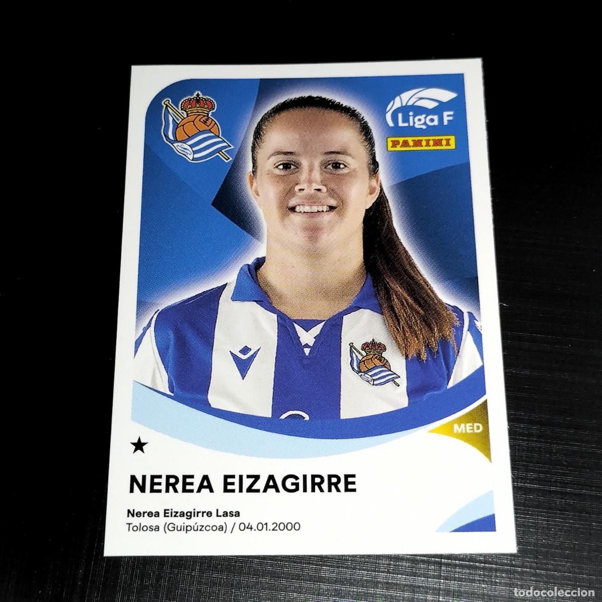 Cromos de f&uacute;tbol: 276 NEREA EIZAGIRRE REAL SOCIEDAD CROMOS LIGA F FEMENINA PANINI 2024 2025 24 25