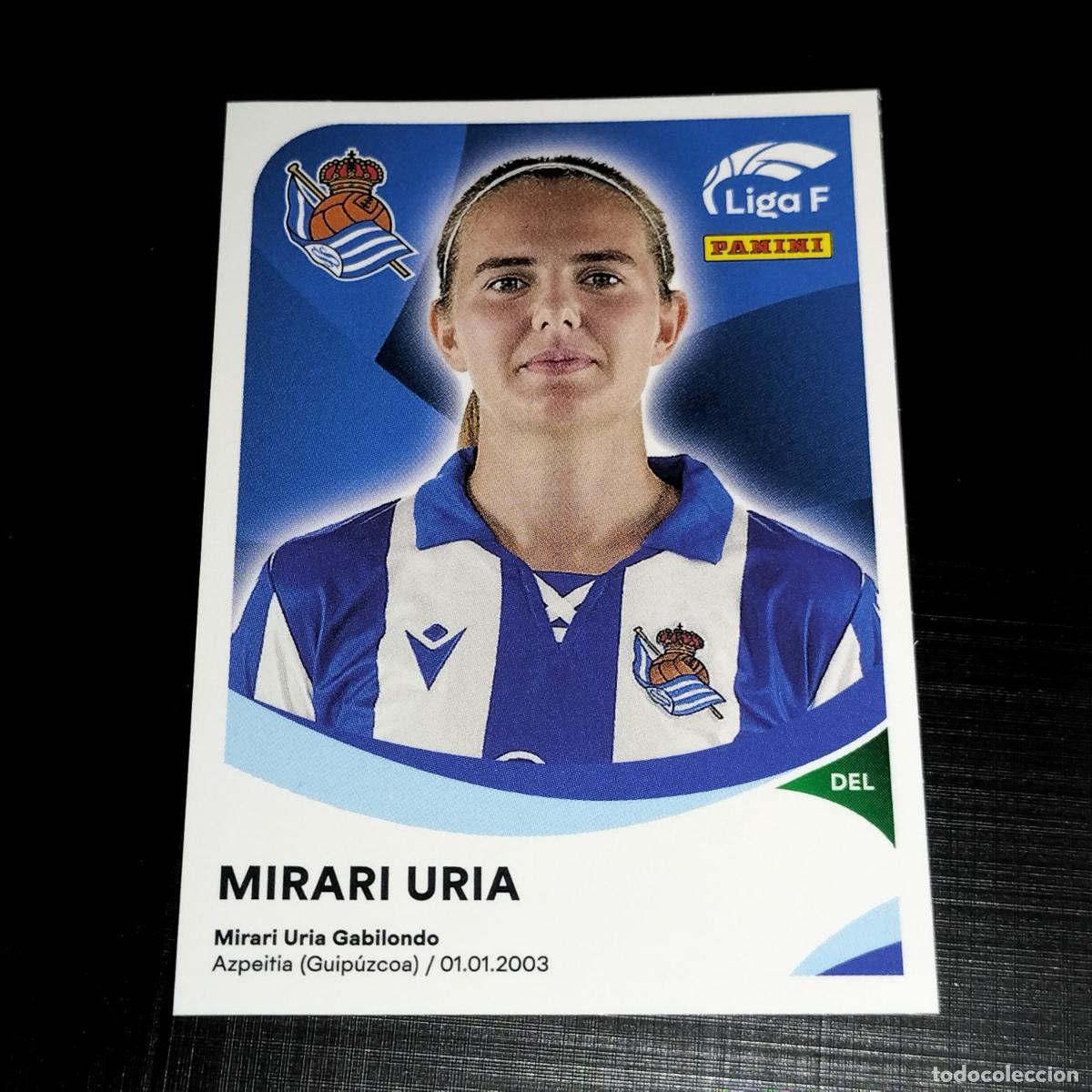 Cromos de f&uacute;tbol: 278 A MIRARI URIA REAL SOCIEDAD CROMOS LIGA F FEMENINA PANINI 2024 2025 24 25