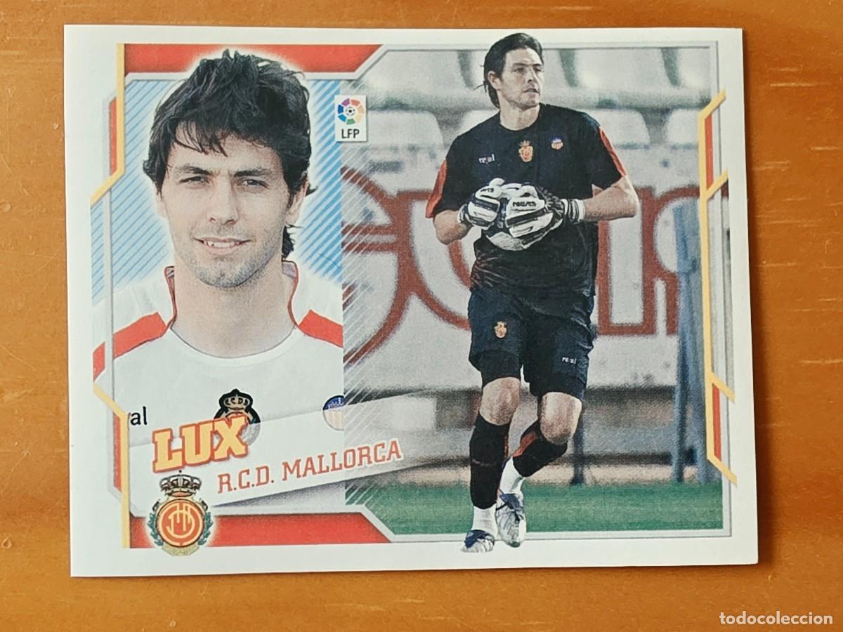 Cromos de f&uacute;tbol: 2 Germ&aacute;n Lux, ERROR DESCOLORIDO, RCD Mallorca, Panini Ediciones Liga Este 2010 2011 10 11