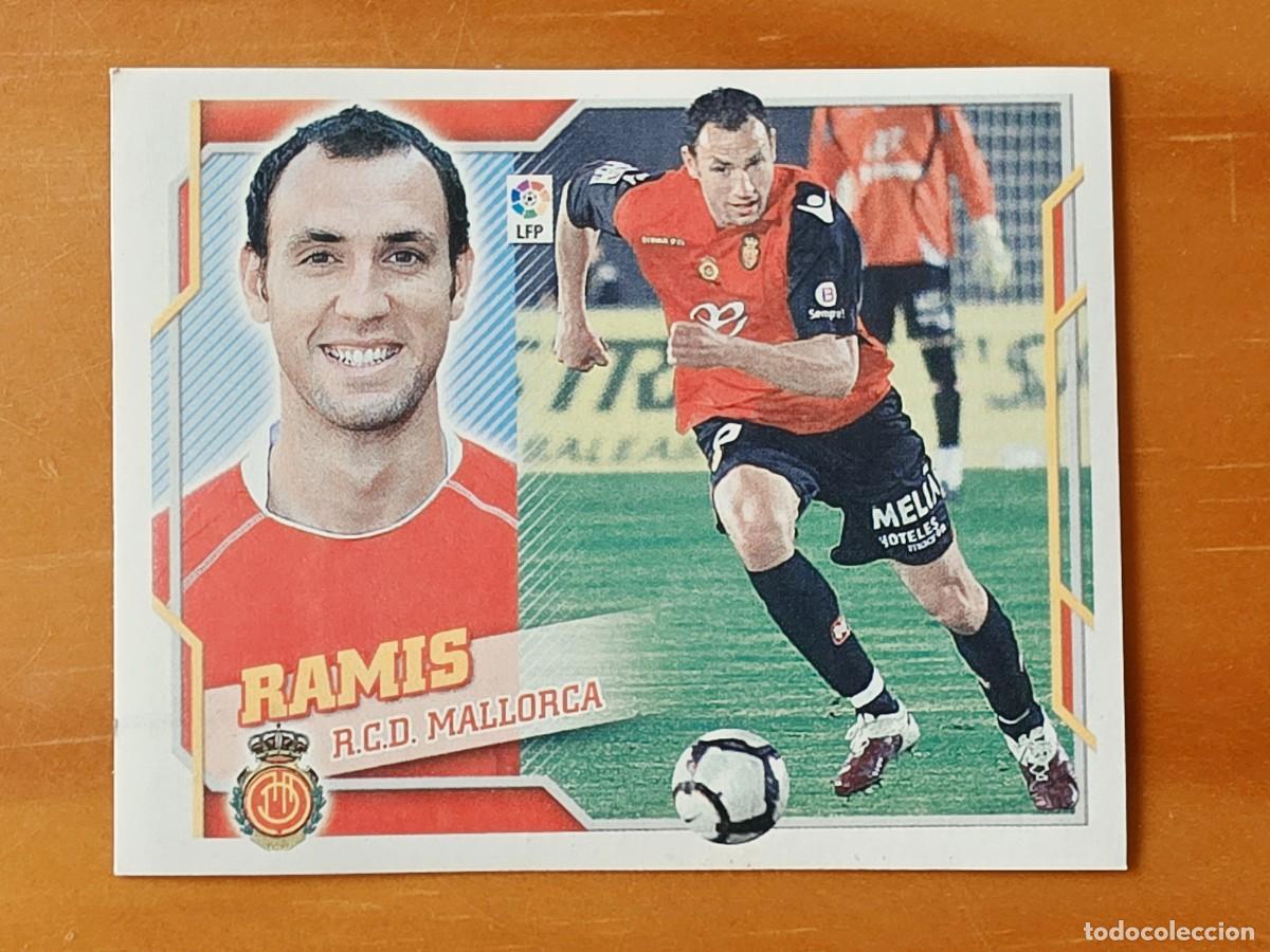 Cromos de f&uacute;tbol: 4 Ramis, EROR DESCOLORIDO, RCD Mallorca, Panini Ediciones Liga Este 2010 2011 10 11
