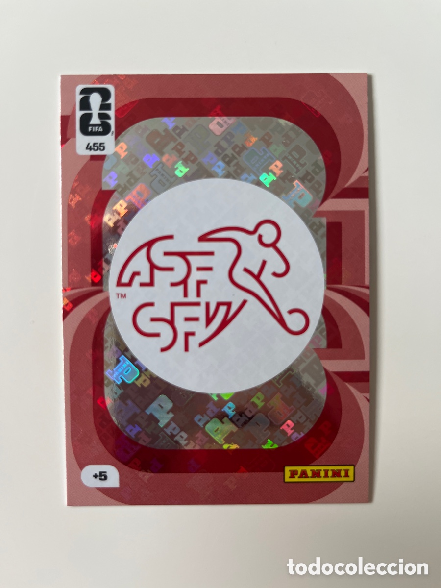 Cromos de f&uacute;tbol: Escudo suiza 455 adrenalyn