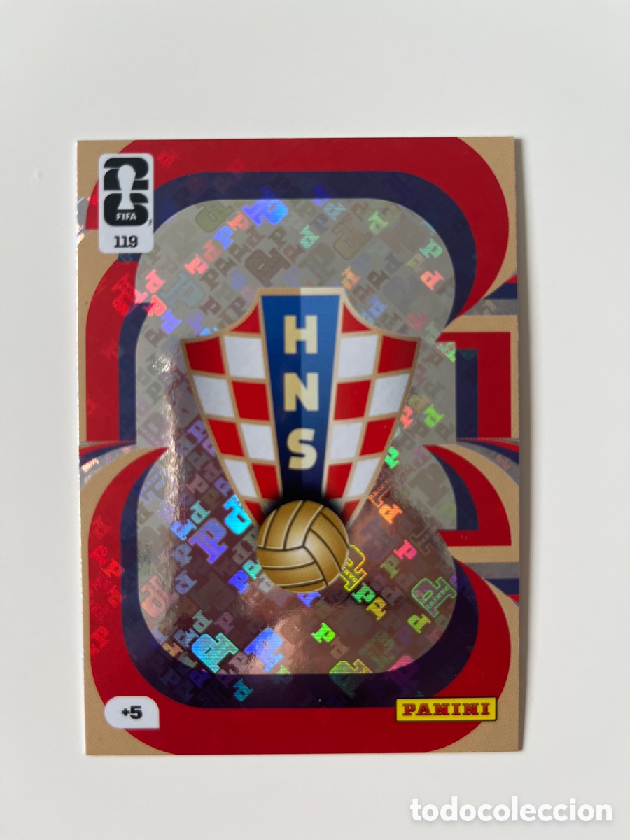 Cromos de f&uacute;tbol: Escudo Croacia 119 adrenalyn