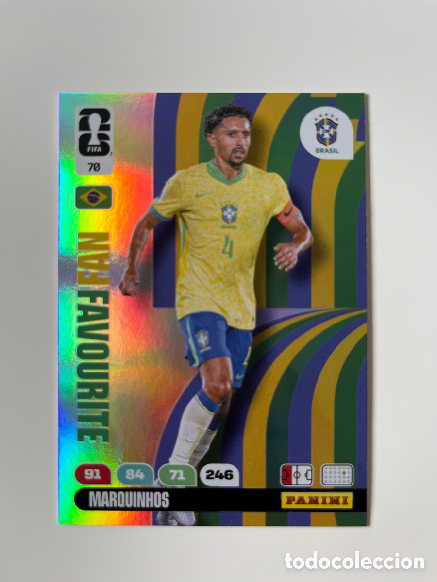 Cromos de f&uacute;tbol: Marquinhos 70 adrenalyn
