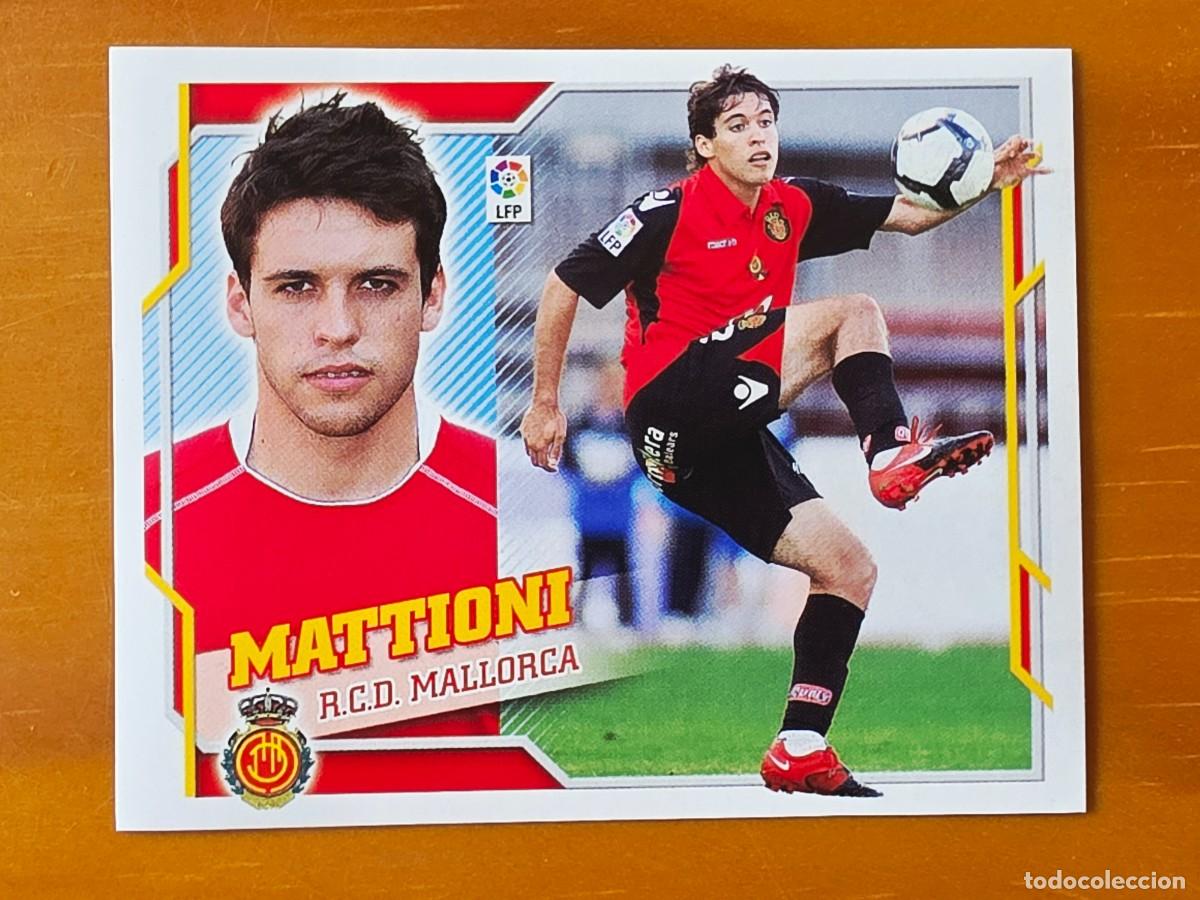 Cromos de f&uacute;tbol: 8 Mattioni, Baja, RCD Mallorca, Panini Ediciones Liga Este 2010 2011 10 11