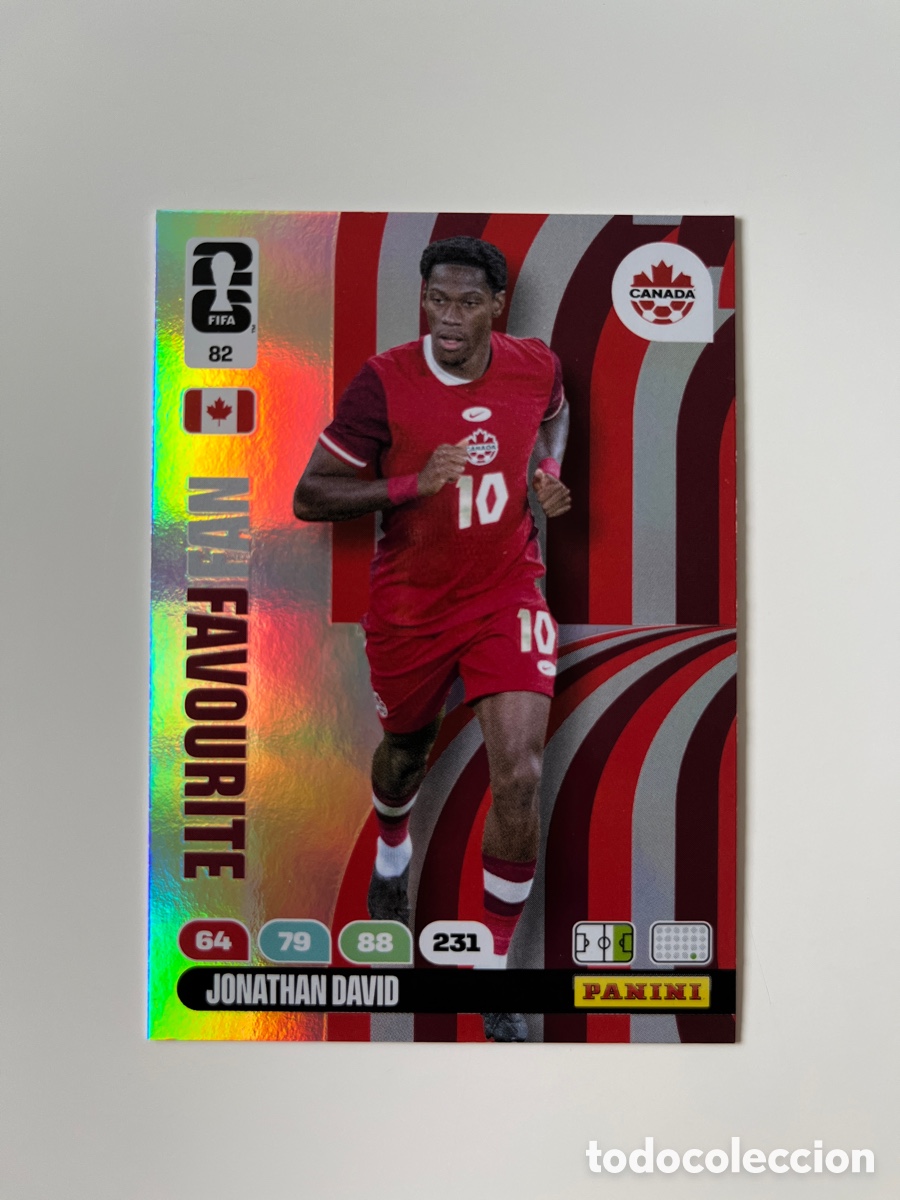 Cromos de f&uacute;tbol: Jonathan David 82 adrenalyn