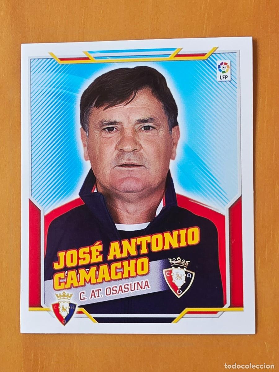 Cromos de f&uacute;tbol: Entrenador Jos&eacute; Antonio Camacho, CA Osasuna, Panini Ediciones Liga Este 2010 2011 10 11