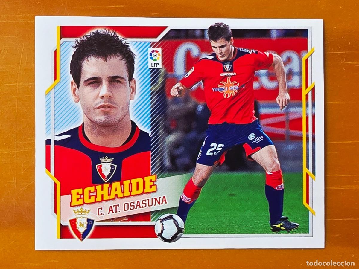 Cromos de f&uacute;tbol: 3 B Echaide, Baja, CA Osasuna, Panini Ediciones Liga Este 2010 2011 10 11