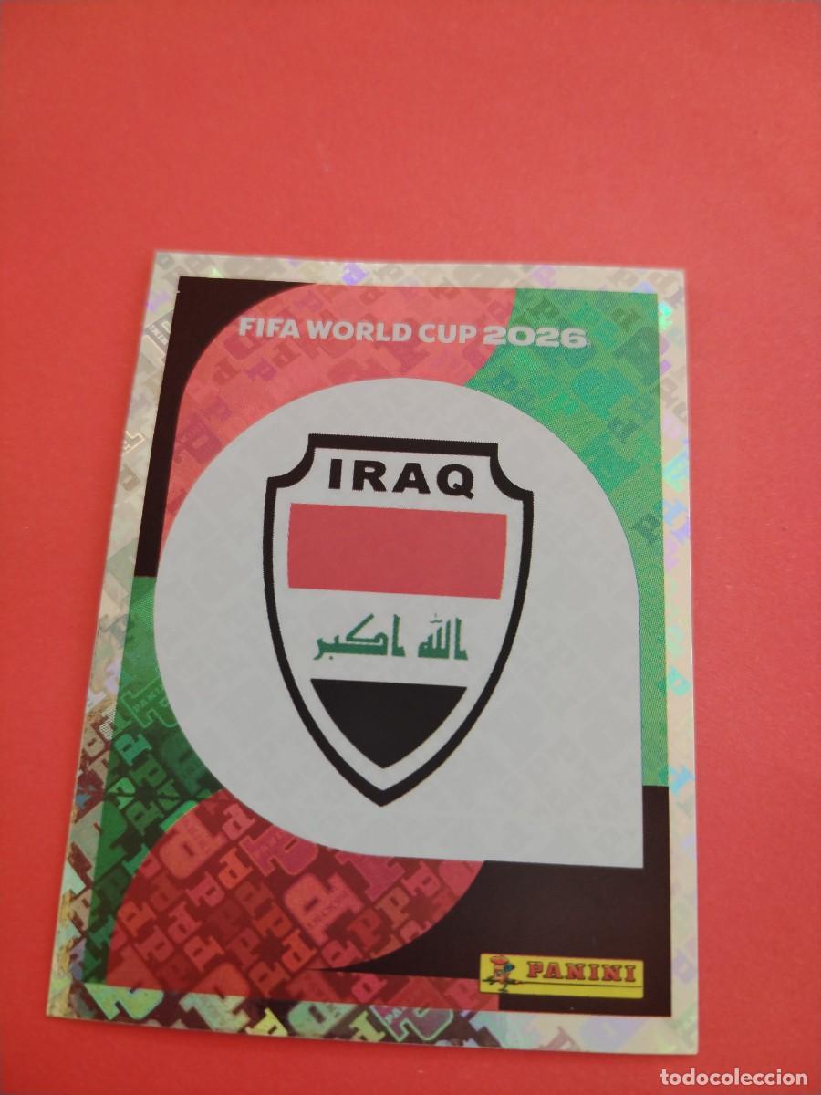 Cromos de f&uacute;tbol: CROMO MUNDIAL 2026 - IRAQ IRQ 1
