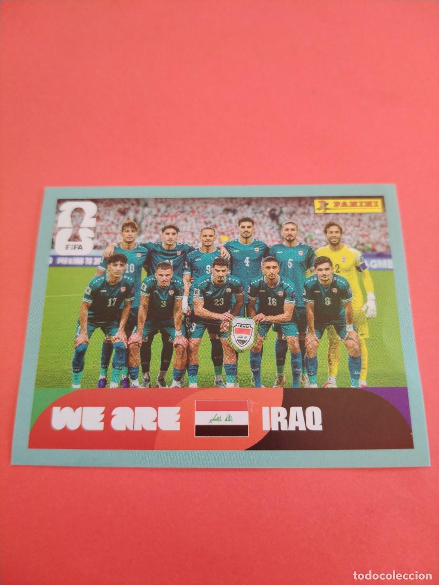 Cromos de f&uacute;tbol: CROMO MUNDIAL 2026 - IRAQ IRQ 13