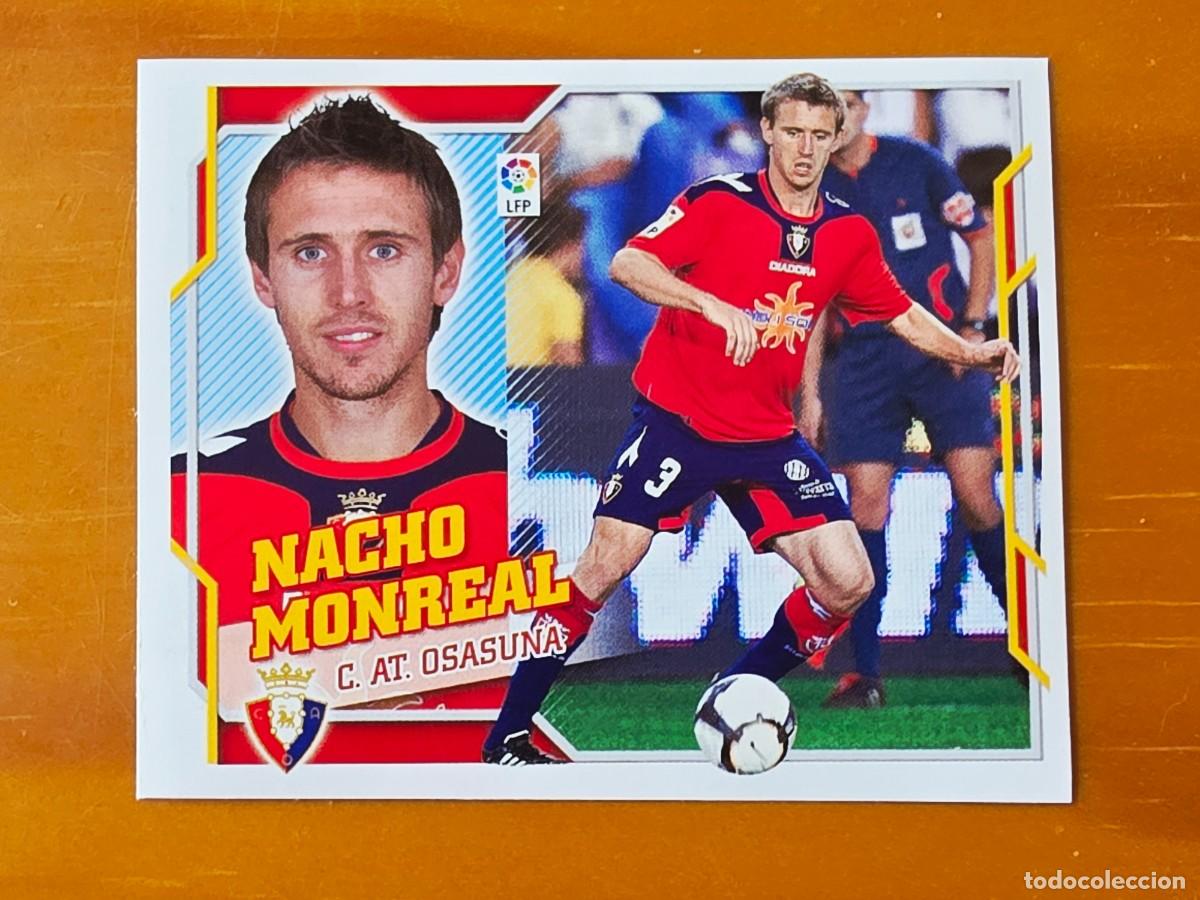 Cromos de f&uacute;tbol: 7 Nacho Monreal, CA Osasuna, Panini Ediciones Liga Este 2010 2011 10 11