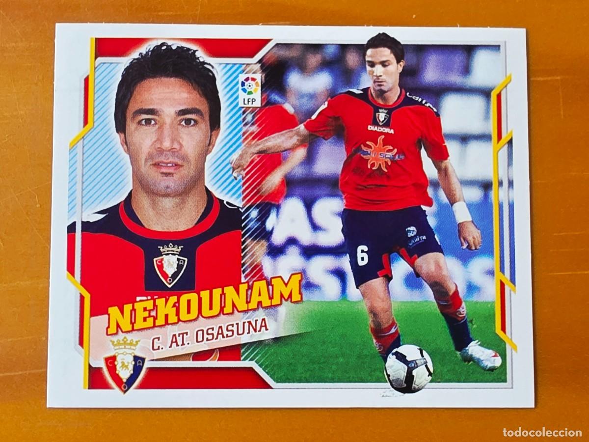 Cromos de f&uacute;tbol: 8 A Nekounam, CA Osasuna, Panini Ediciones Liga Este 2010 2011 10 11