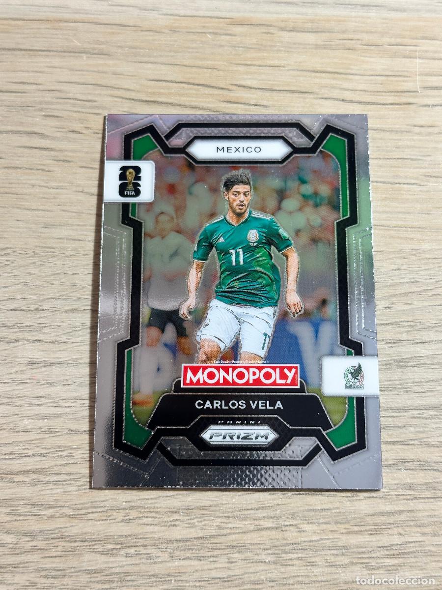 Fu&szlig;ball-Sticker: CARLOS VELA 53 MEXICO WORLD CUP 2026 PANINI PRIZM MONOPOLY