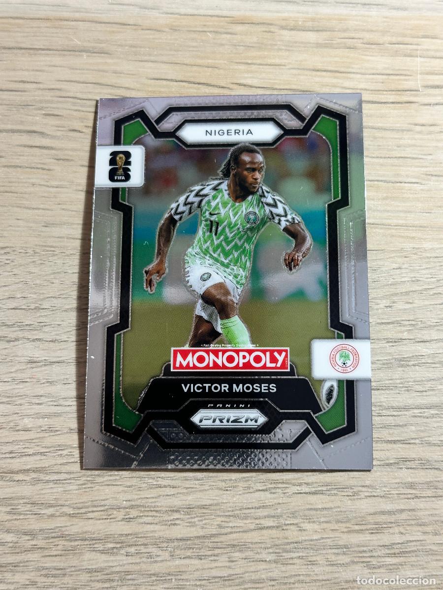 Football Stickers: VICTOR MOSES 79 NIGERIA WORLD CUP 2026 PANINI PRIZM MONOPOLY