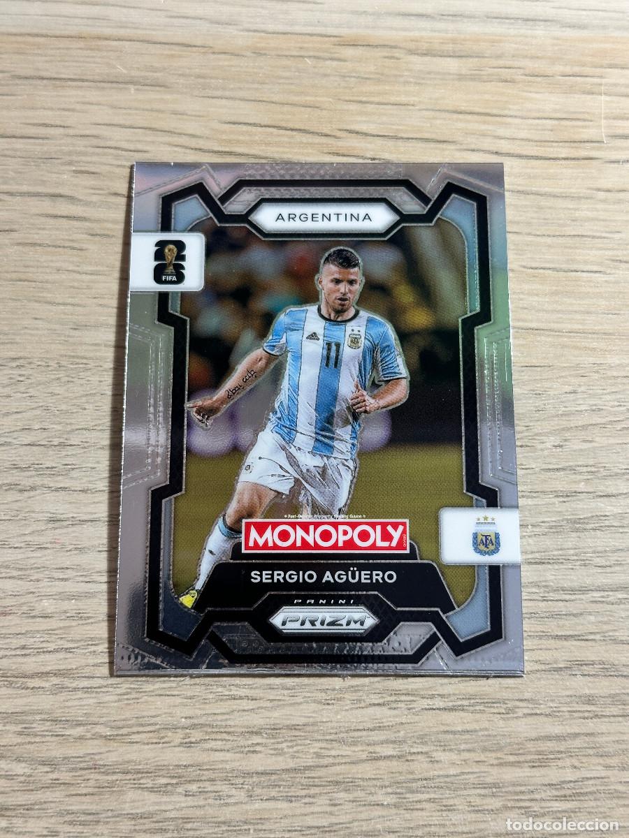 Cromos de f&uacute;tbol: SERGIO AG&Uuml;ERO 6 ARGENTINA WORLD CUP 2026 PANINI PRIZM MONOPOLY