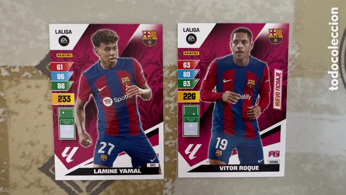 Cromos de f&uacute;tbol: Lote L030: Cromos de futbol Adrenalyn XL 23/24 FC Barcelona
