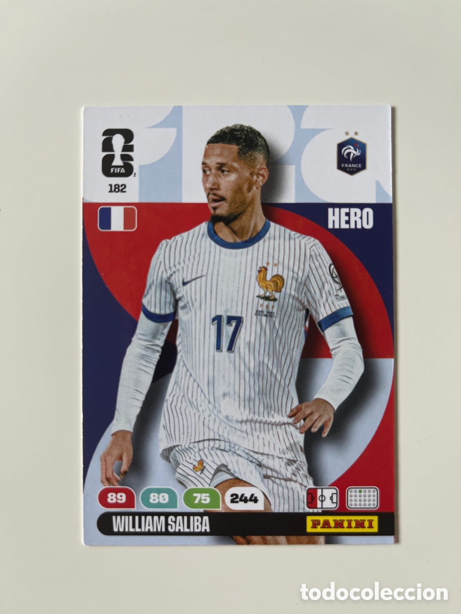 Cromos de f&uacute;tbol: William saliba 182 adrenalyn