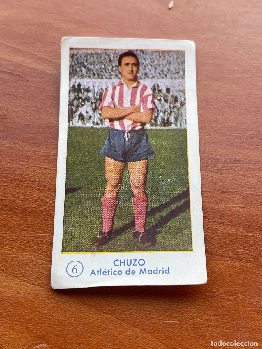 Cromos de f&uacute;tbol: CHUZO 6 ATLETICO DE MADRID Gr&aacute;ficas Bachende liga 1957 1958 sin pegar