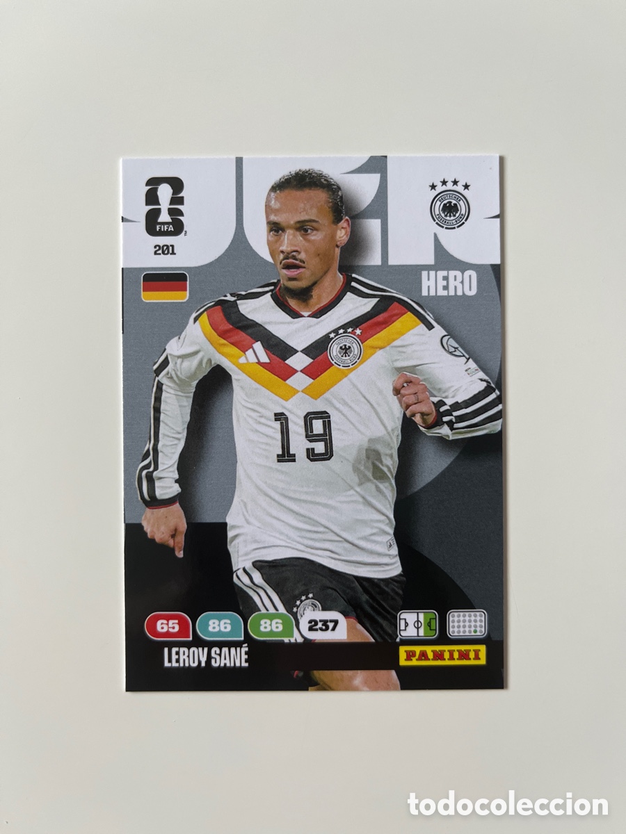 Cromos de f&uacute;tbol: Leroy sane 201 adrenalyn