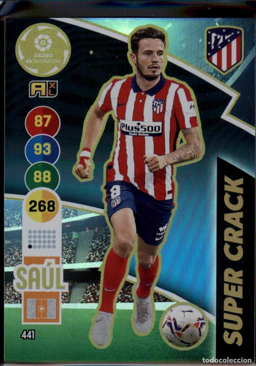 Fu&szlig;ball-Sticker: Sa&uacute;l Super Crack N&ordm; 441 Atl&eacute;tico de Madrid LaLiga Santander Adrenalyn XL 2020 2021 Panini 20 21